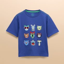 Joules Archie T-Shirt - Blue Faces