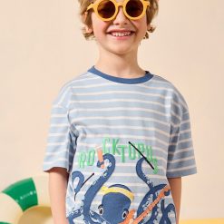 Joules Archie T-Shirt - Blue Stripe