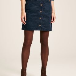 Joules Avery Cord Skirt - Marine Navy Size 12