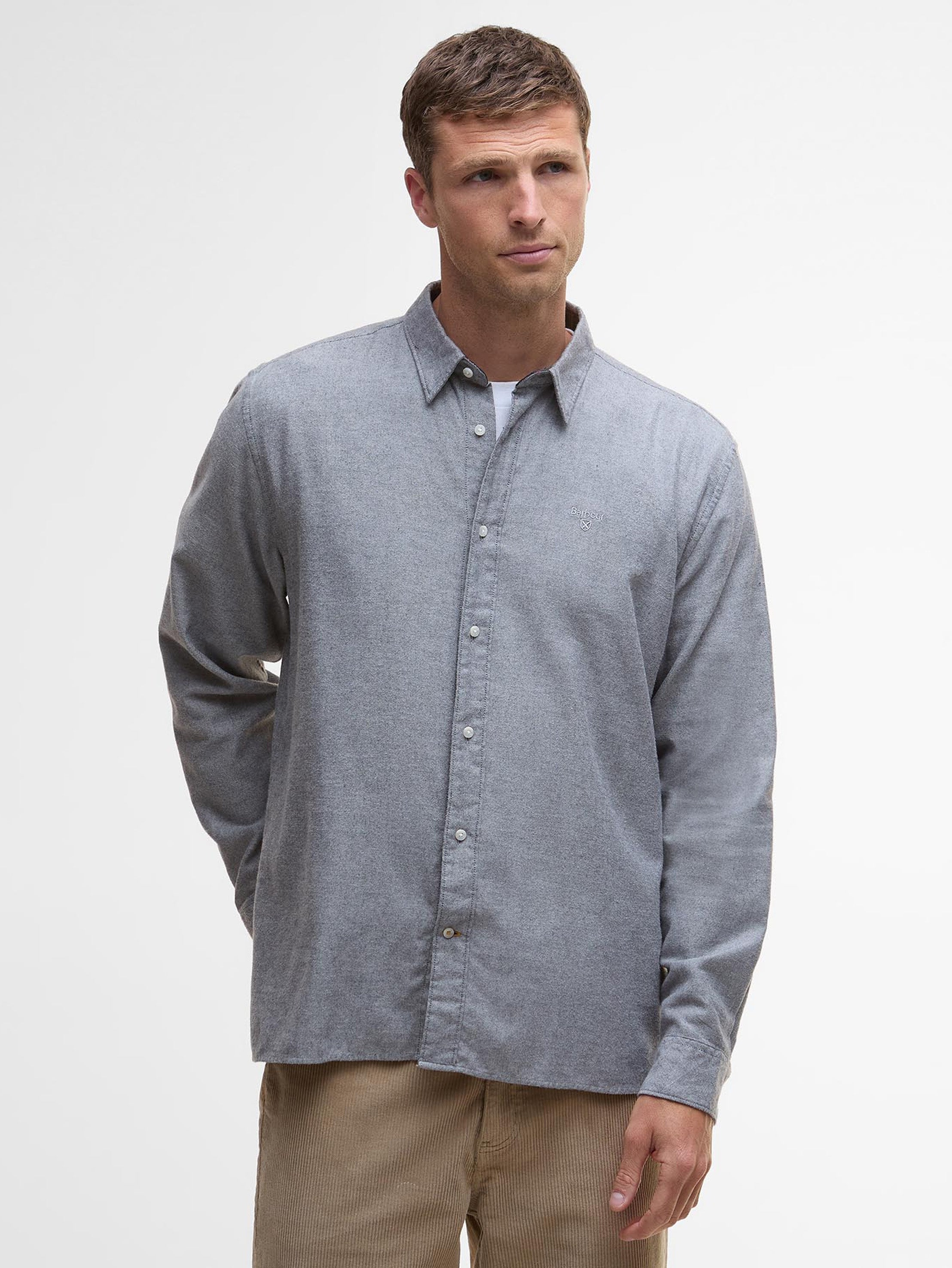 BarbourSealaneRelaxedShirtMarl