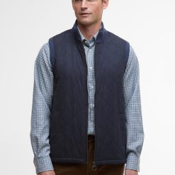 Barbour Shoveler Knitted Gilet Navy