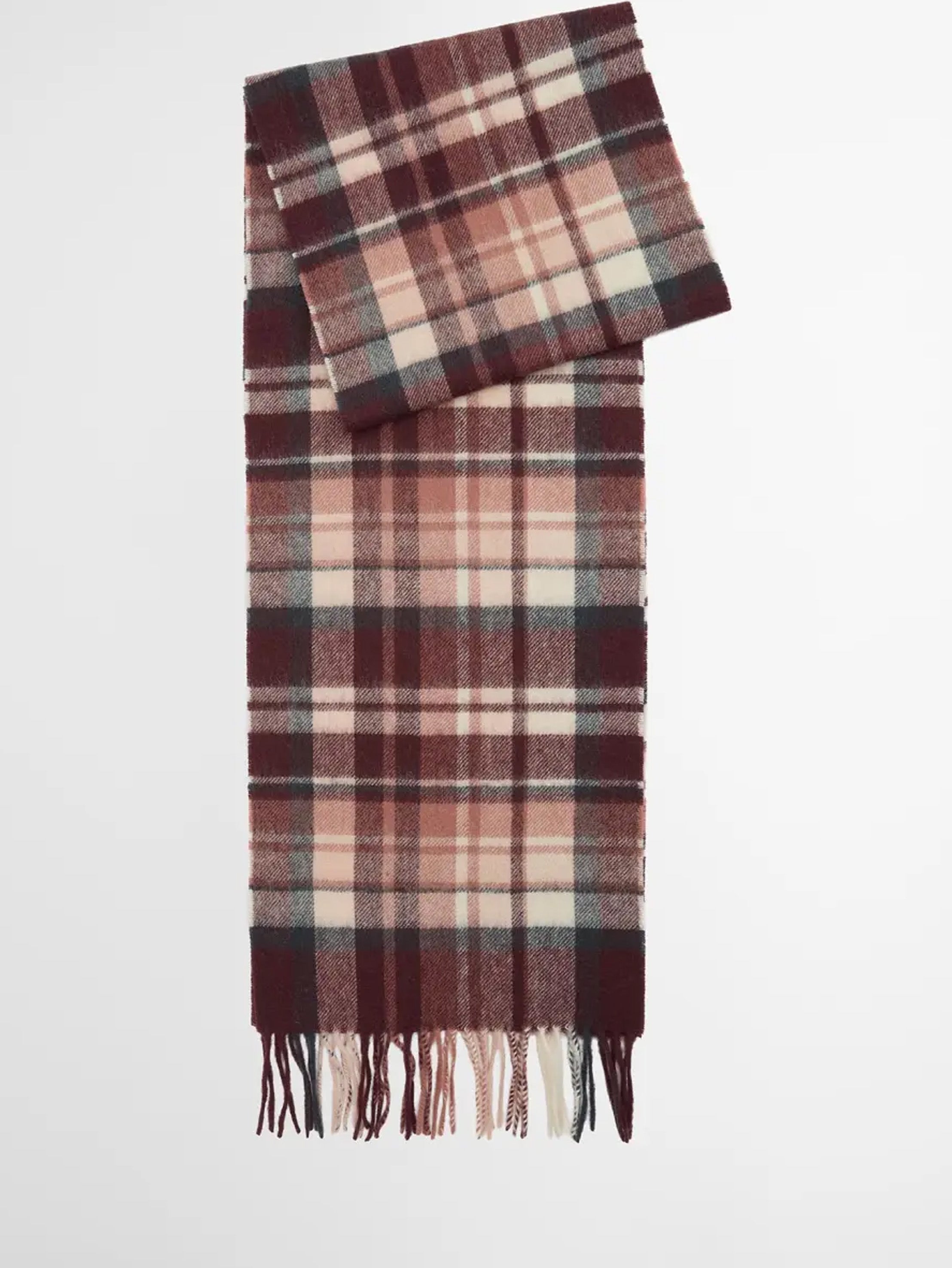 BarbourVintageWinterPlaidScarf