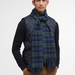 Barbour Tartan Lambswool Scarf Night