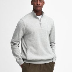 Barbour Beckhill 1/2 Zip Sweatshirt - Grey Marl
