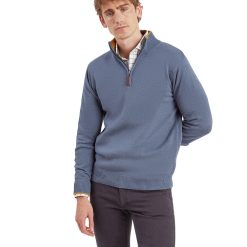 Schoffel Blair 1/4 Zip Jumper - Vintage Navy