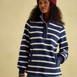 Joules Burnham 1/4 Zip Sweatshirt - Navy