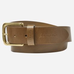 Schoffel Castleton Leather Belt - Chestnut