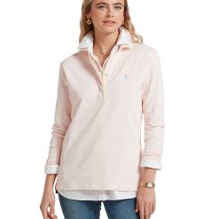 Schoffel Chapel Porth Rugby Shirt - Mauve Blush