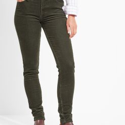 Schoffel Clover Cord Jean - Forest