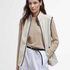 Barbour Country Colton Fleece Gilet - Pearl