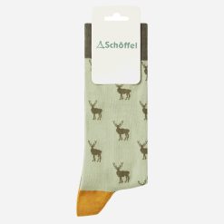 Schoffel Cotton Socks - Woodland Stag
