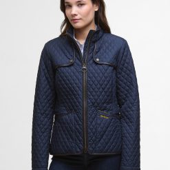 Barbour Dahlia Quilted Jacket - Navy