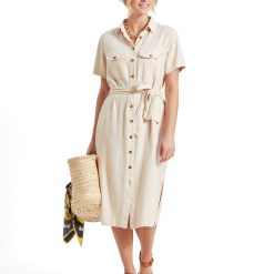 Schoffel Daisy Linen Dress - Oat