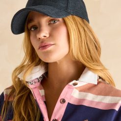 Joules Daley Herringbone Cap - Navy