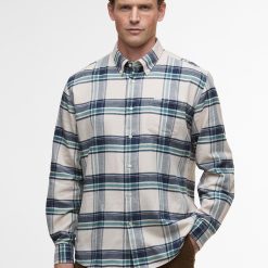 Barbour Dogwood Checked Shirt - Ecru Marl