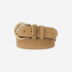 Schoffel Dovedale Suede Belt - Warm Sand