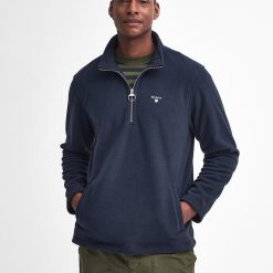 Barbour Essentials 1/2 Zip Fleece - Navy