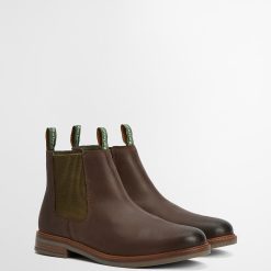 Barbour Farsley Chelsea Boot - Choco