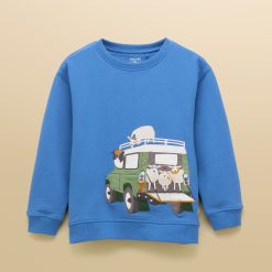 Joules Kids 4X4 Sweatshirt Blue