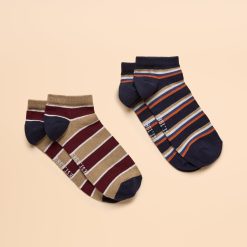 Joules Rilla 2 Pk Trainer Socks Navy