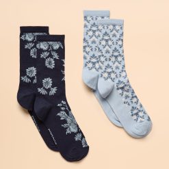 Joules Everyday 2Pk Socks Blue/Navy
