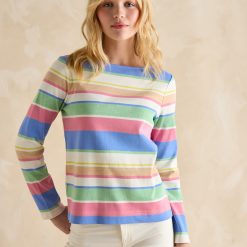 Joules Harbour Long Sleeve Top - Multi Stripe