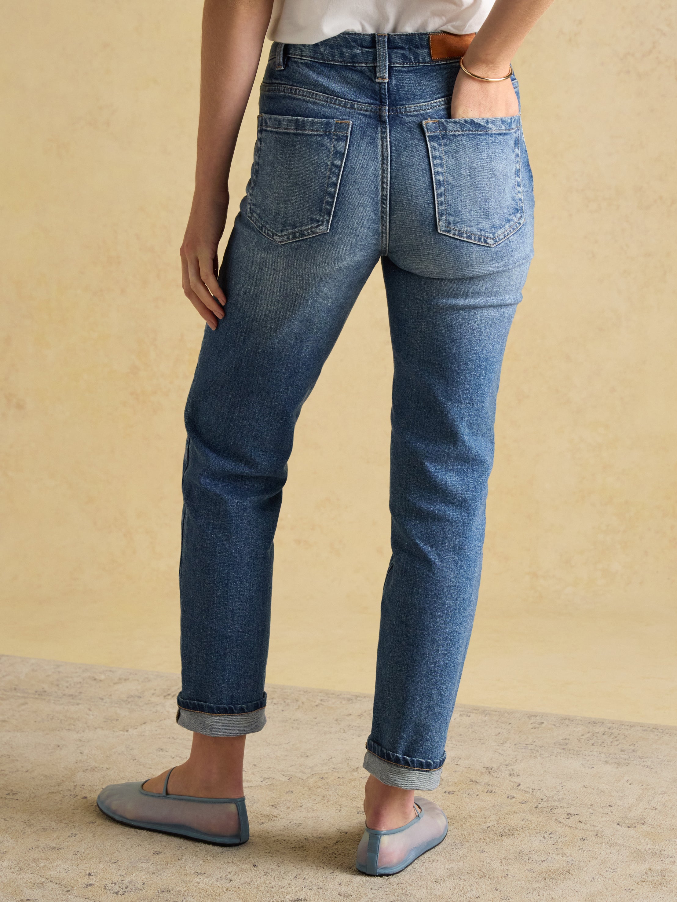 JoulesStraightFitMidRiseBlueJeans