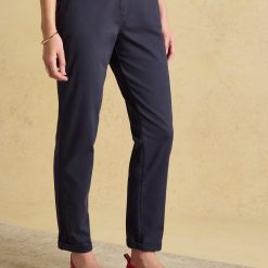 Joules Slim Straight Navy Blue Chino Trousers