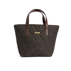 Barbour Mini Quilted Tote Bag Olive