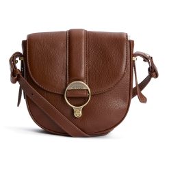 Barbour Elm Leather Crossbody Bag Brown