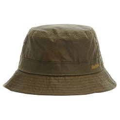 Barbour Belsay Wax Bucket Hat - Beech