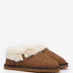 Barbour Eloise Bootie Slipper - Camel