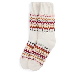Barbour Kingsford Fair Isle Sock Cloud