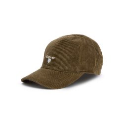 Barbour Preston Cord Cap Olive