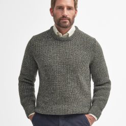 Barbour New Tyne Crew Neck Sweater Tweed