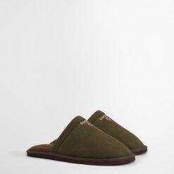 Barbour Everitt Mule Slipper Olive