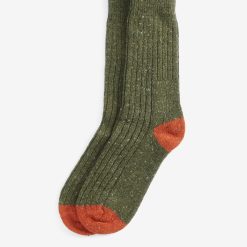 Barbour Houghton Socks Orange
