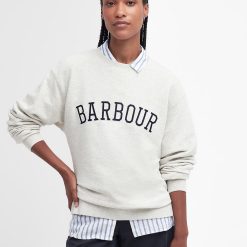 Barbour Northumberland Sweatshirt - Cloud/Navy