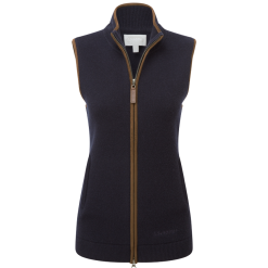 Schoffel Ladies Orkney Merino Gilet - Navy