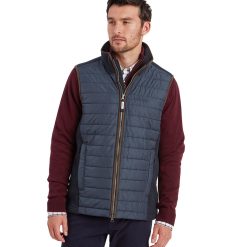 Schoffel Oakham Hybrid Gilet - Petrol Blue