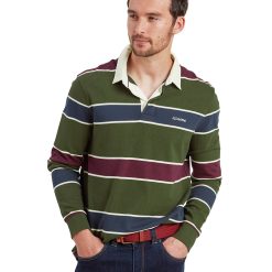 Schoffel Porthtowan Rugby Top - Woodland/Wine