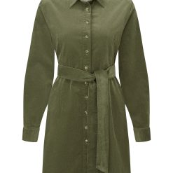 Schoffel Sage Cord Dress Dark Sage