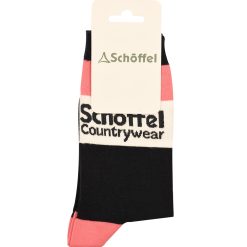 Schoffel Cotton Socks Pink Heritage