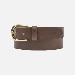 Schoffel Tideswell Leather Belt - Dark Brown