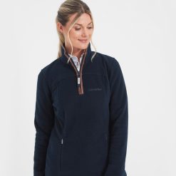 Schoffel Tilton 1/4 Zip Fleece - Navy