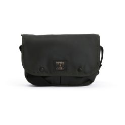 Barbour Field Wax Riever Crossbody Bag Sage