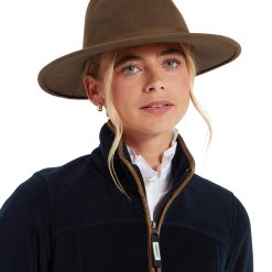 Schoffel Willow Fedora - Chocolate