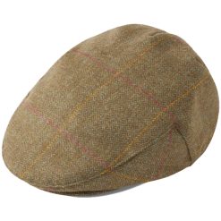 Alan Paine Tweed Flat Cap- Hawthorn