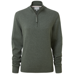 Schoffel Polperro Pima 1/4 Zip - Country Green