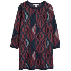 Seasalt Chalk Board Tunic-Festive Ribbons Lake